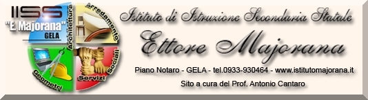 Majorana Gela PROF. ANTONIO CANTARO