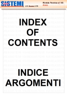 INDEX OF CONTENTS MAREASISTEMI